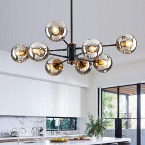 Sputnik Chandelier for Ceiling Light Fixture of 8 Arm Stilnovo style Dining Room Home Decor mid century modern Italian lamp